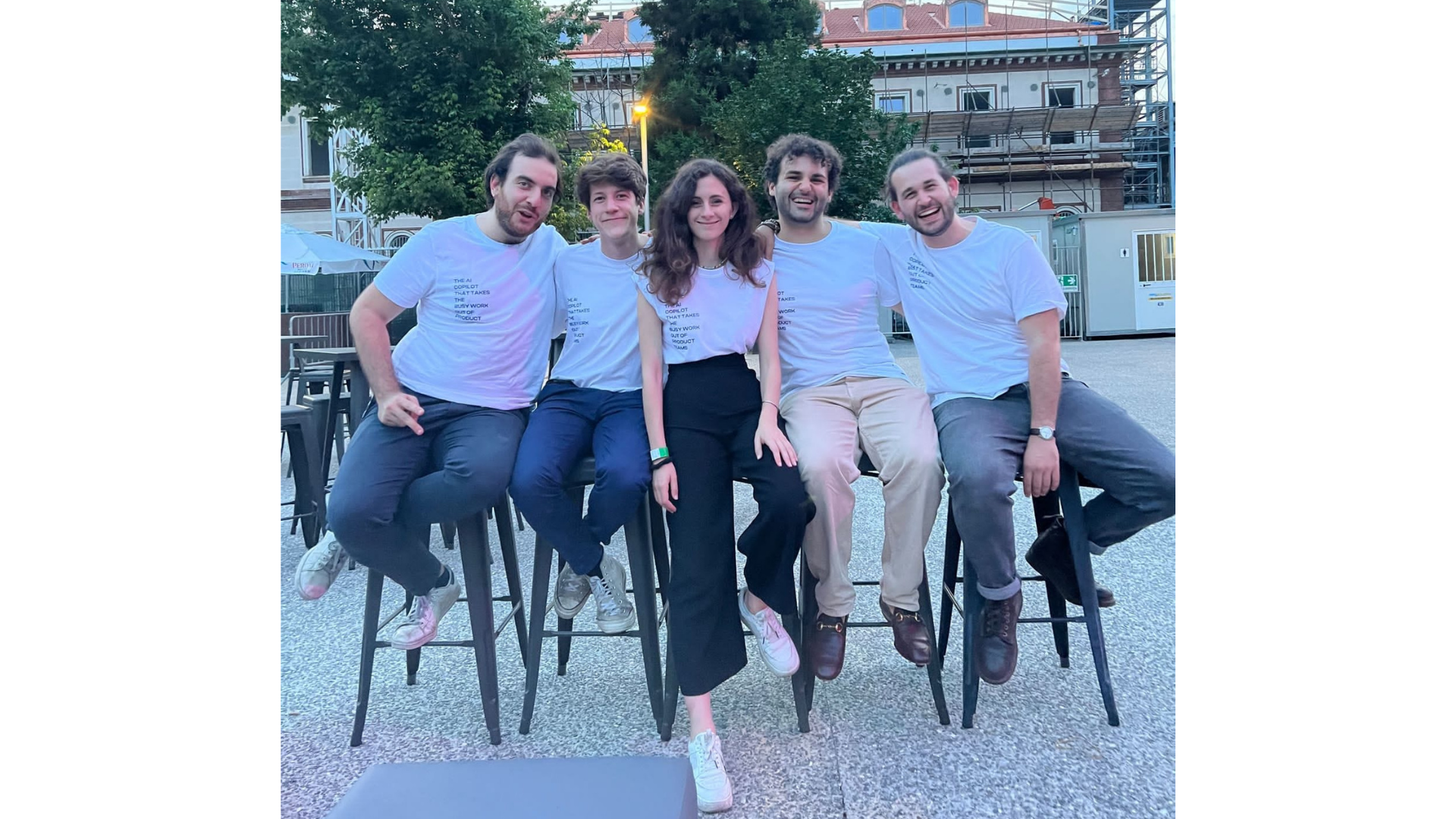 Team di Zefi Con Aurora al centro, Nicola , Daniele, Leonardo e Alexandros
