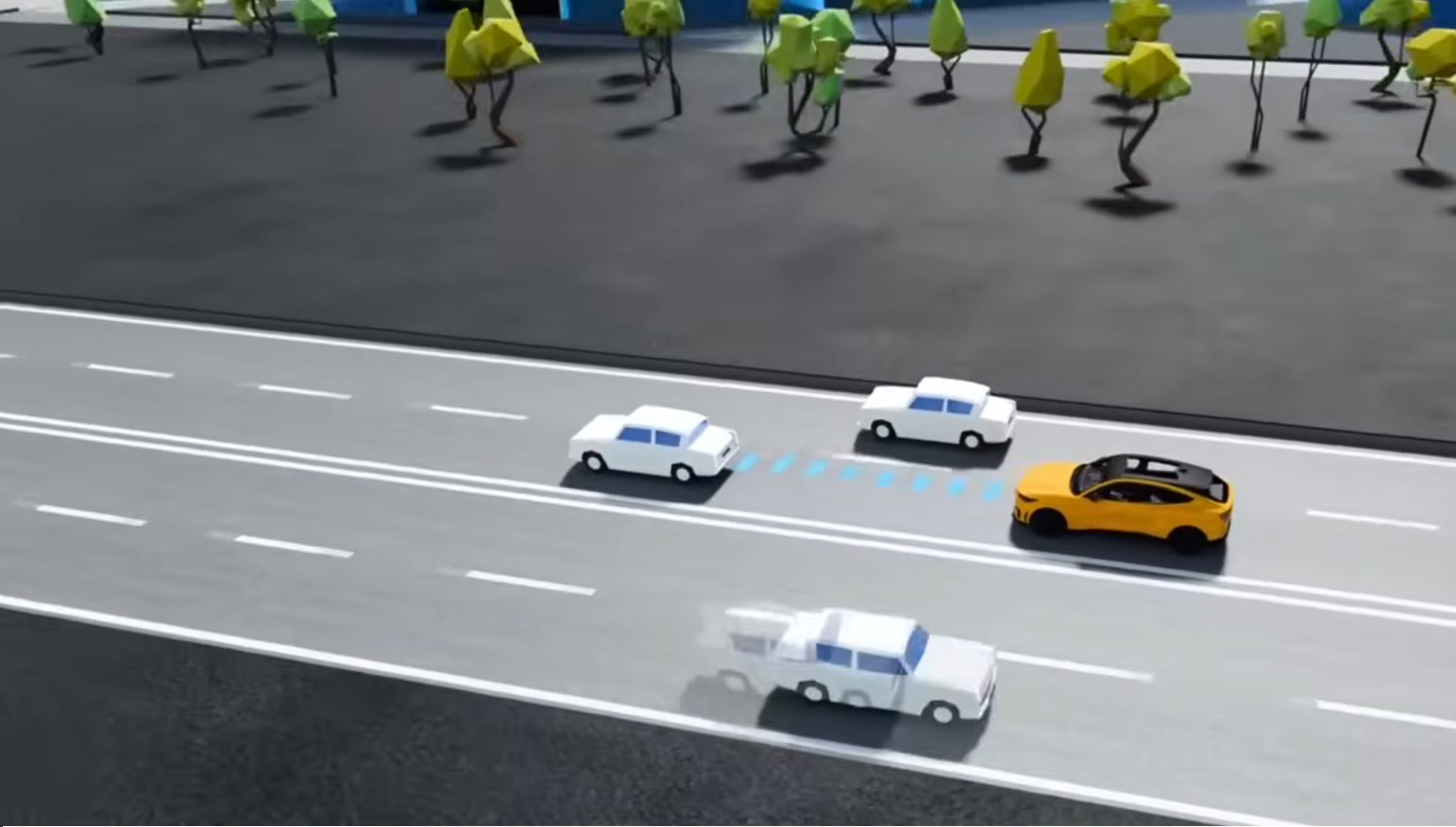 Il sistema Ford BlueCruise